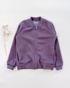 College/ Bomber Walkjacke mit Reißverschluss für Damen